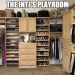 Clean Closet | THE INTJ'S PLAYROOM | image tagged in clean closet | made w/ Imgflip meme maker