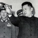 Kim Jong-il shooting practice