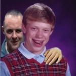 Hannibal Lecter And Bad Luck Brian meme