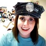 Overly attached police woman meme