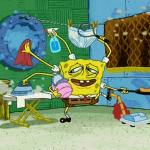 Spongebob Cleaning  meme