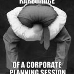 ScreenshotManager | RARE IMAGE; OF A CORPORATE PLANNING SESSION | image tagged in screenshotmanager | made w/ Imgflip meme maker