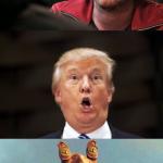 Jar Jar Trump vs TJ Miller meme