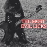 Black Metal Cat | ONLY LICKS; THE MOST EVIL LICKS | image tagged in black metal cat | made w/ Imgflip meme maker