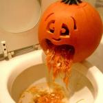 Puking pumpkin