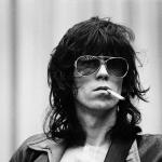 Keith Richards smoking