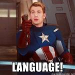 Captain America Language meme