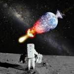 astronaut watch earth explode