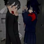 When you get X on school toilets | WHEN YOU GET HIGH ON THE SCHOOL TOILETS | image tagged in school toilets,yandere simulator,kubz scouts,new meme | made w/ Imgflip meme maker