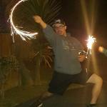 When your sparkler game is on fleek 