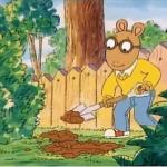 Arthur Digging A Hole meme