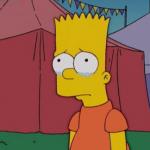 Bart Simpson Sad