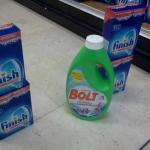 An amazing picture of BOLT crossing the FINISH line meme