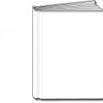 blank book white