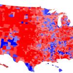 US ELECTORAL MAP - COUNTIES