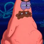 Patrick starving | I'M NOT FAT; I'M EXTRA LARGE | image tagged in patrick starving | made w/ Imgflip meme maker