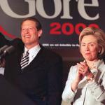 Hillary Clinton and Al Gore