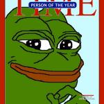 Pepe Time Person of the Year meme