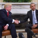 Obama meets Trump