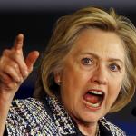 Angry Hillary Clinton