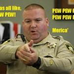 Cop pew America shooting