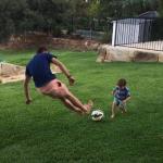 Dad tackle