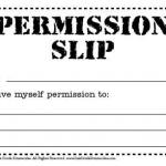 permission slip