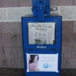news paper box