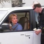 Hillary pulled over by cop meme