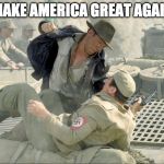 Punching Nazis | MAKE AMERICA GREAT AGAIN | image tagged in punching nazis | made w/ Imgflip meme maker