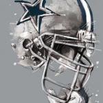 Cowboys Raised helmet