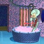 Who Dropped By Squidward's House meme