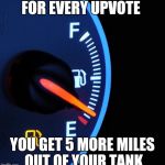 The Dallas Cowboys are almost out of gas in December  | FOR EVERY UPVOTE; YOU GET 5 MORE MILES OUT OF YOUR TANK | image tagged in the dallas cowboys are almost out of gas in december | made w/ Imgflip meme maker