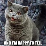 It never would have been possible without YOUR help! Thank you, everyone! | HELLO, AS YOU MAY KNOW, I'M MAGICKITTY; AND I'M HAPPY TO TELL YOU I JUST GOT TO 60K POINTS. THANK YOU ALL! | image tagged in happycat,60k,thank you | made w/ Imgflip meme maker