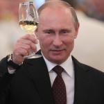 Putin cheers