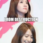 Yoona Thought Troll | DISTRACTION IS JUST A COUPLE LETTERS AWAY; FROM DESTRUCTION; SO DON'T TEXT AND DRIVE, FOLKS | image tagged in yoona thought troll | made w/ Imgflip meme maker