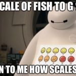 Scales | ON A SCALE OF FISH TO G SHARP; EXPLAIN TO ME HOW SCALES WORK | image tagged in i don't know,fromthescale of 1 to 10  how would you rate this bullshit | made w/ Imgflip meme maker