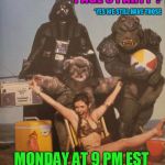 Page 9 Party! Monday at 9 pm EST! | PAGE 9 PARTY*? *YES WE STILL HAVE THOSE; MONDAY AT 9 PM EST; GO TO PAGE 9 OF THE LATEST PAGES, SEE YOU THERE! | image tagged in star wars beach party,yes we still have those,9 pm to 11 pm eastern,on every monday,meme | made w/ Imgflip meme maker