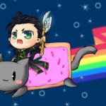 Loki & Pop Tart Cat meme