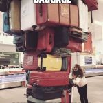 Luggage | WE ALL HAVE BAGGAGE; SOMEONE WHO LOVES YOU ENOUGH WILL HELP YOU UNPACK | image tagged in luggage | made w/ Imgflip meme maker