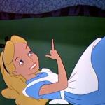 alice pointing