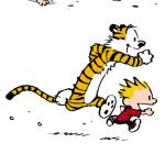 Calvin and Hobbes Puns meme