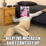 Life alert lady | HELP! IVE MCFALLEN AND I CANT GET UP | image tagged in life alert lady | made w/ Imgflip meme maker
