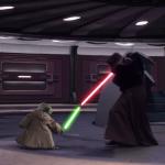 Yoda Fighting Palpatine meme