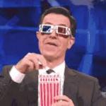 Eating Popcorn - Colbert meme