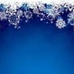 Snow Flake Christmas Service Announcement