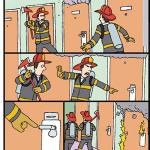 Firefighters Bail meme