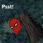 Spiderman psst meme