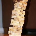 Jenga Madness | WHAT THE EXPETATIONS FROM TRUMP FEEL LIKE | image tagged in jenga madness,scumbag | made w/ Imgflip meme maker