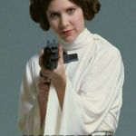 Princess Leia - Carrie Fisher | IN MEMORY; OF CARRIE FISHER 1956-2016 | image tagged in princess leia - carrie fisher | made w/ Imgflip meme maker